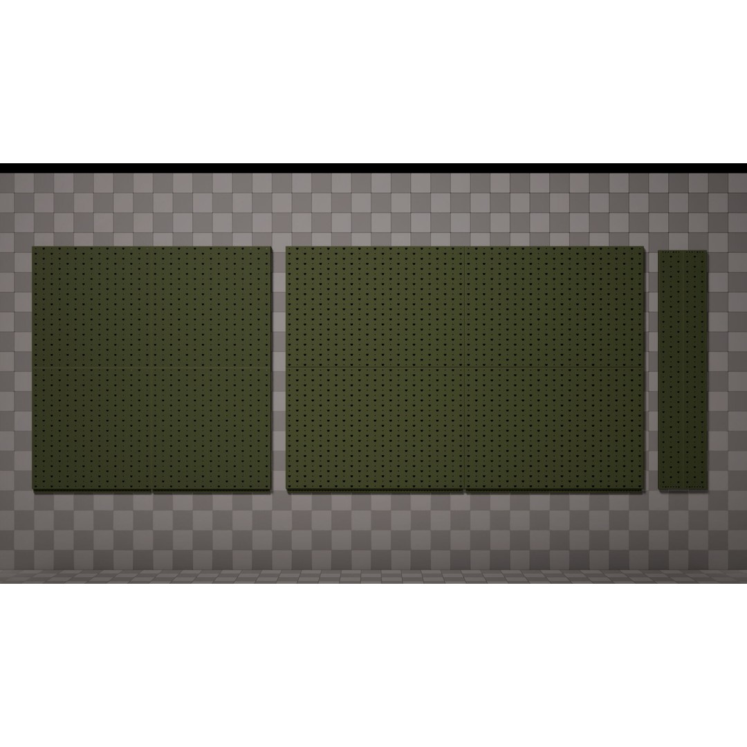 Modular Weapon Rack Kit 3D Model – Low Poly Game Asset, FBX - View 7
