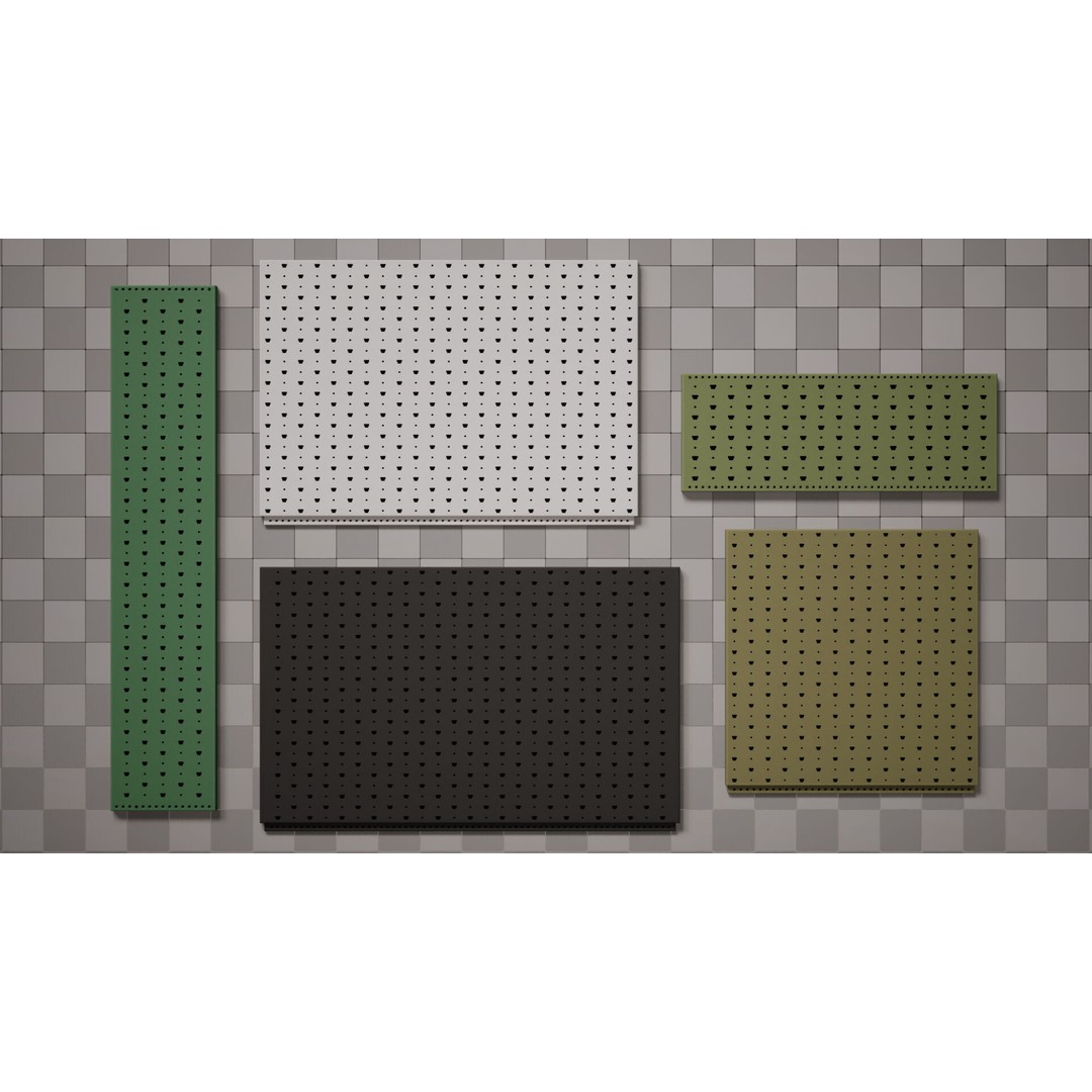 Modular Weapon Rack Kit 3D Model – Low Poly Game Asset, FBX - View 9