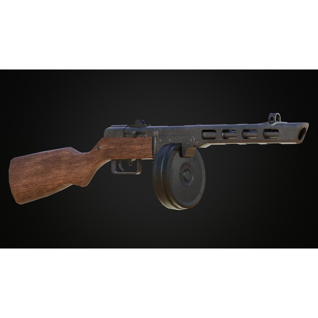 Military Gun Pack 3D Model – Low Poly Game-Ready Weapons, FBX & OBJ - View 26