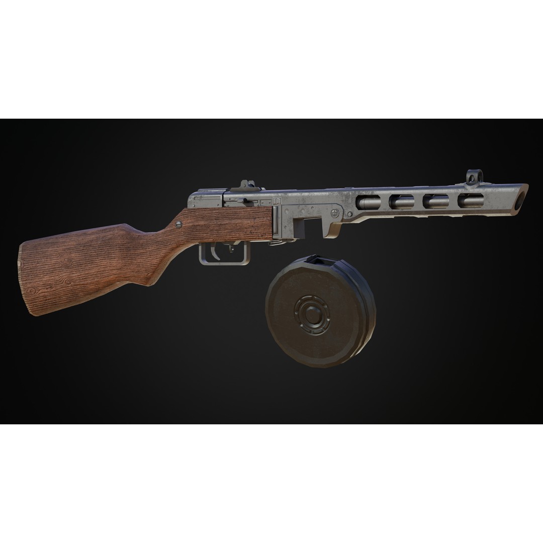 Military Gun Pack 3D Model – Low Poly Game-Ready Weapons, FBX & OBJ - View 28