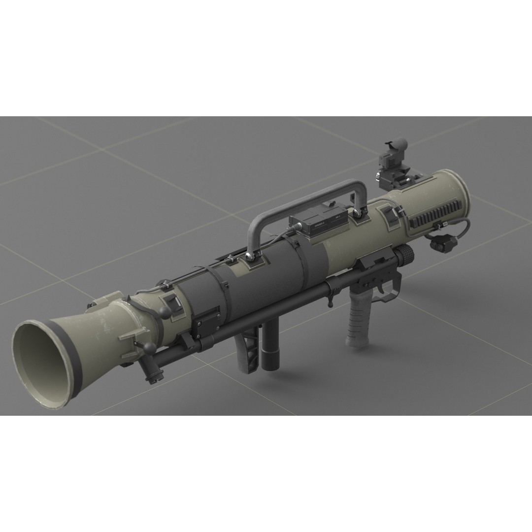 Carl Gustav M4 3D Model – Low Poly Military Weapon with PBR Textures - View 24