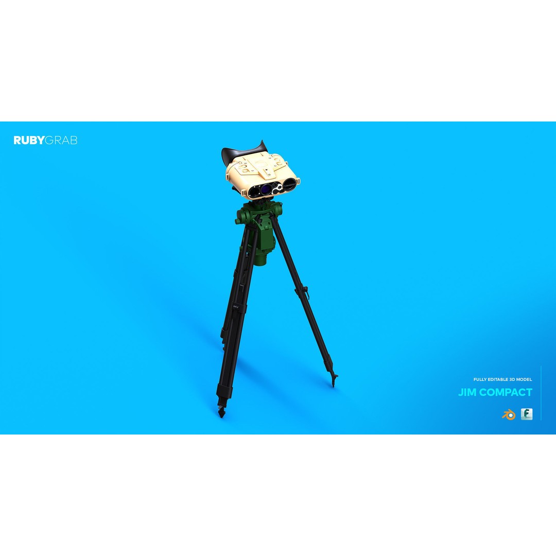 JIM Compact 3D Model – High Poly Multi-Function Military Device, FBX - View 4