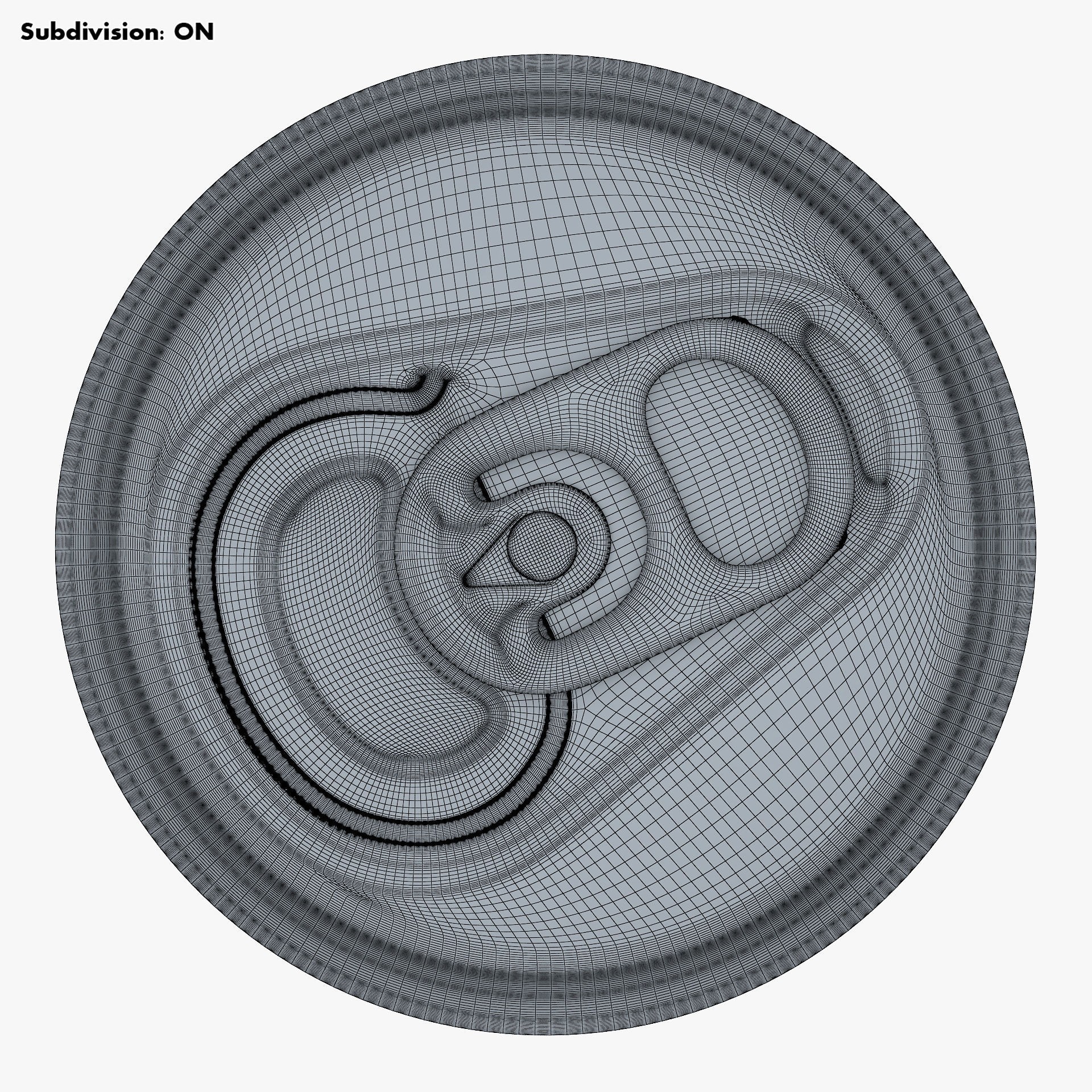 Aluminum Slim Can 250ml - Game-Ready 3D Model - View 24