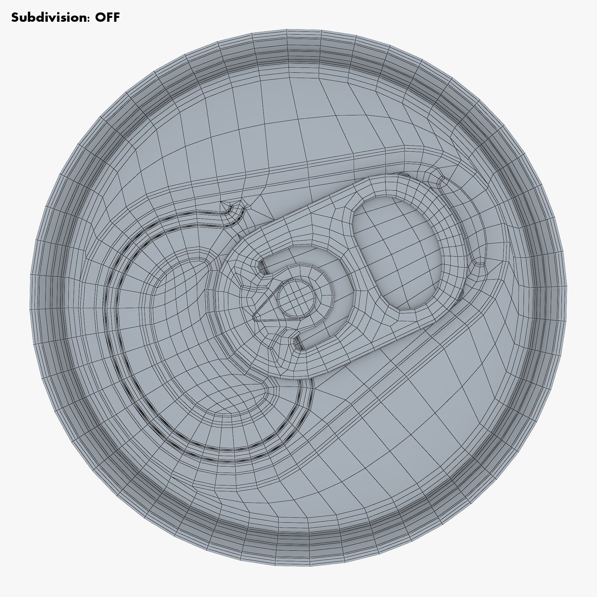 Aluminum Slim Can 250ml - Game-Ready 3D Model - View 25