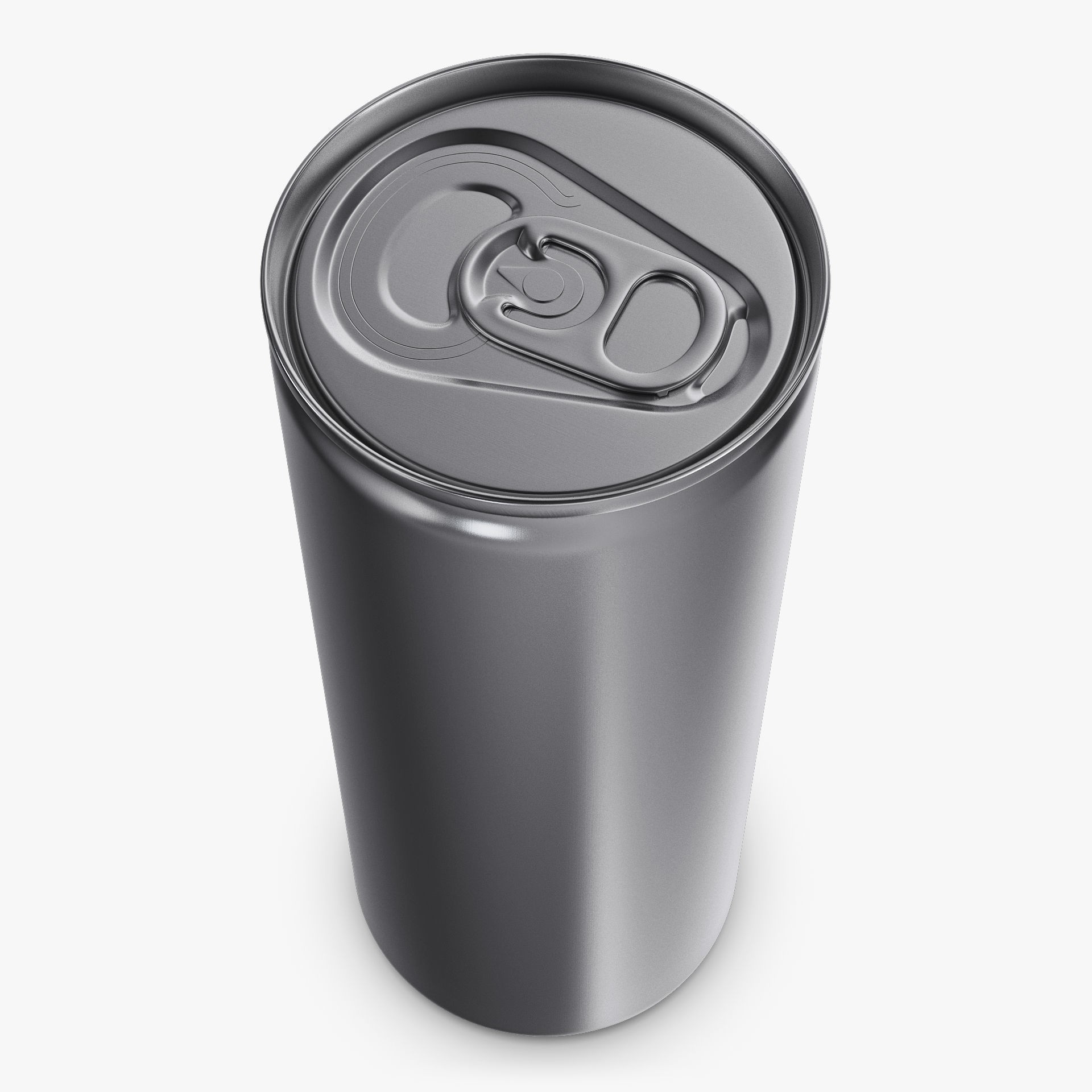 Aluminum Slim Can 250ml - Game-Ready 3D Model - View 4