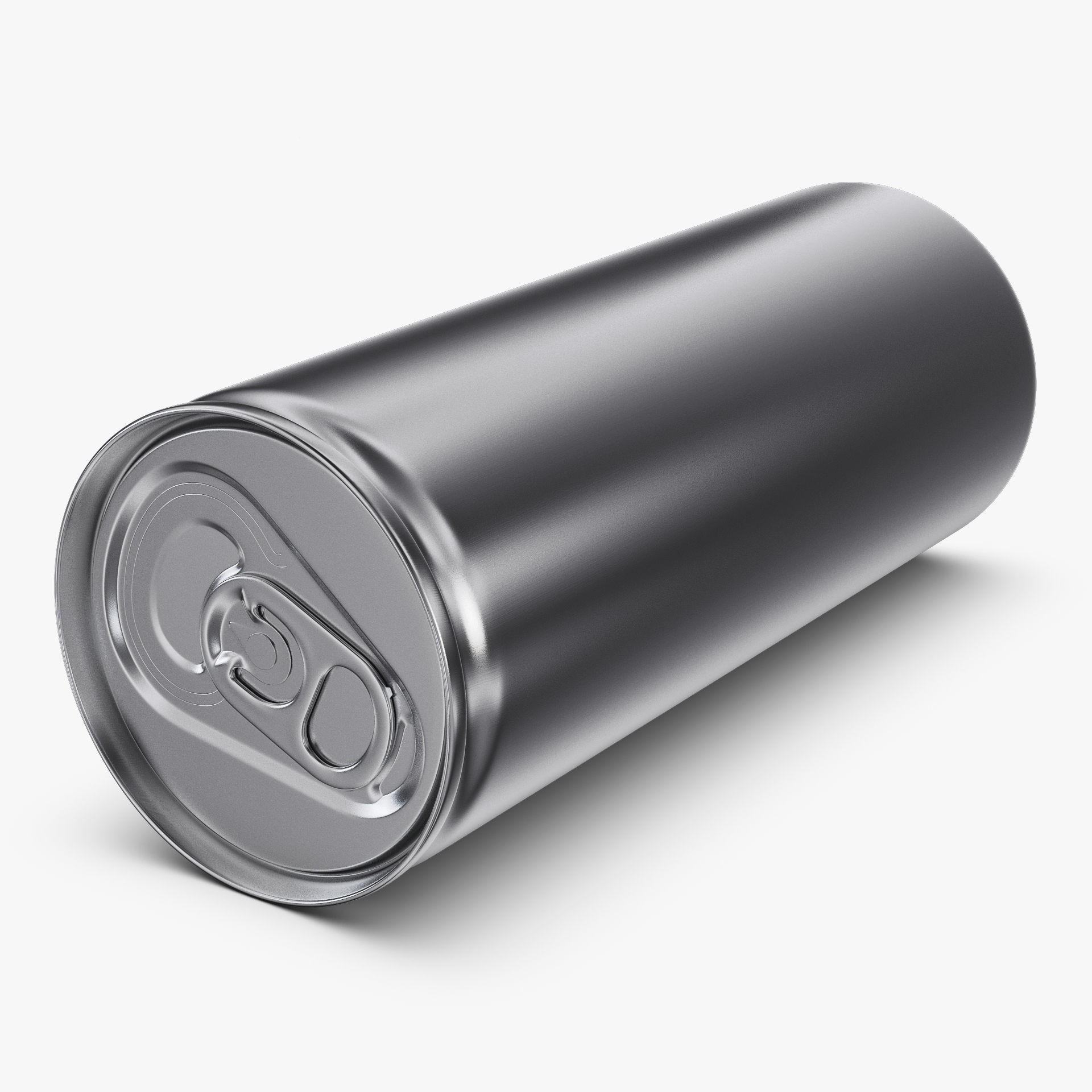 Aluminum Slim Can 250ml - Game-Ready 3D Model - View 6