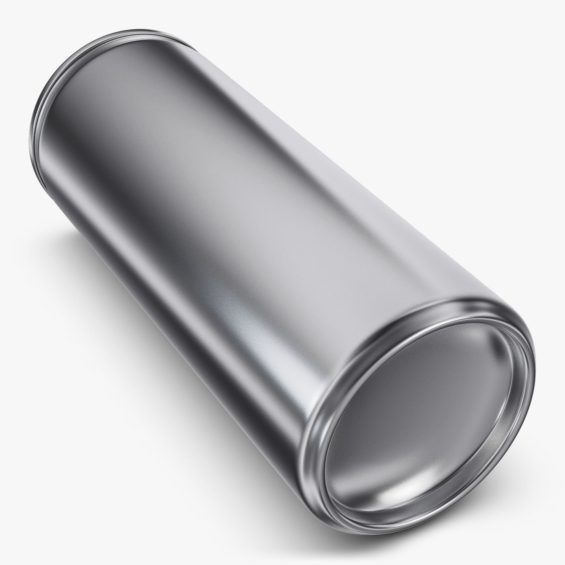 Aluminum Slim Can 250ml - Game-Ready 3D Model - View 7