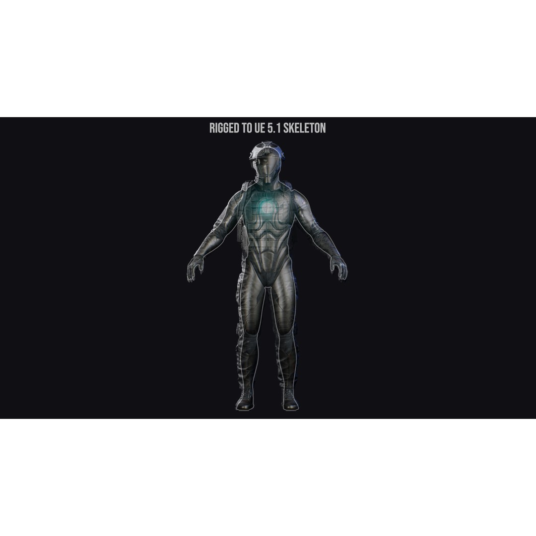 Tactical Soldier 3D Model – Low Poly Game-Ready Character, FBX