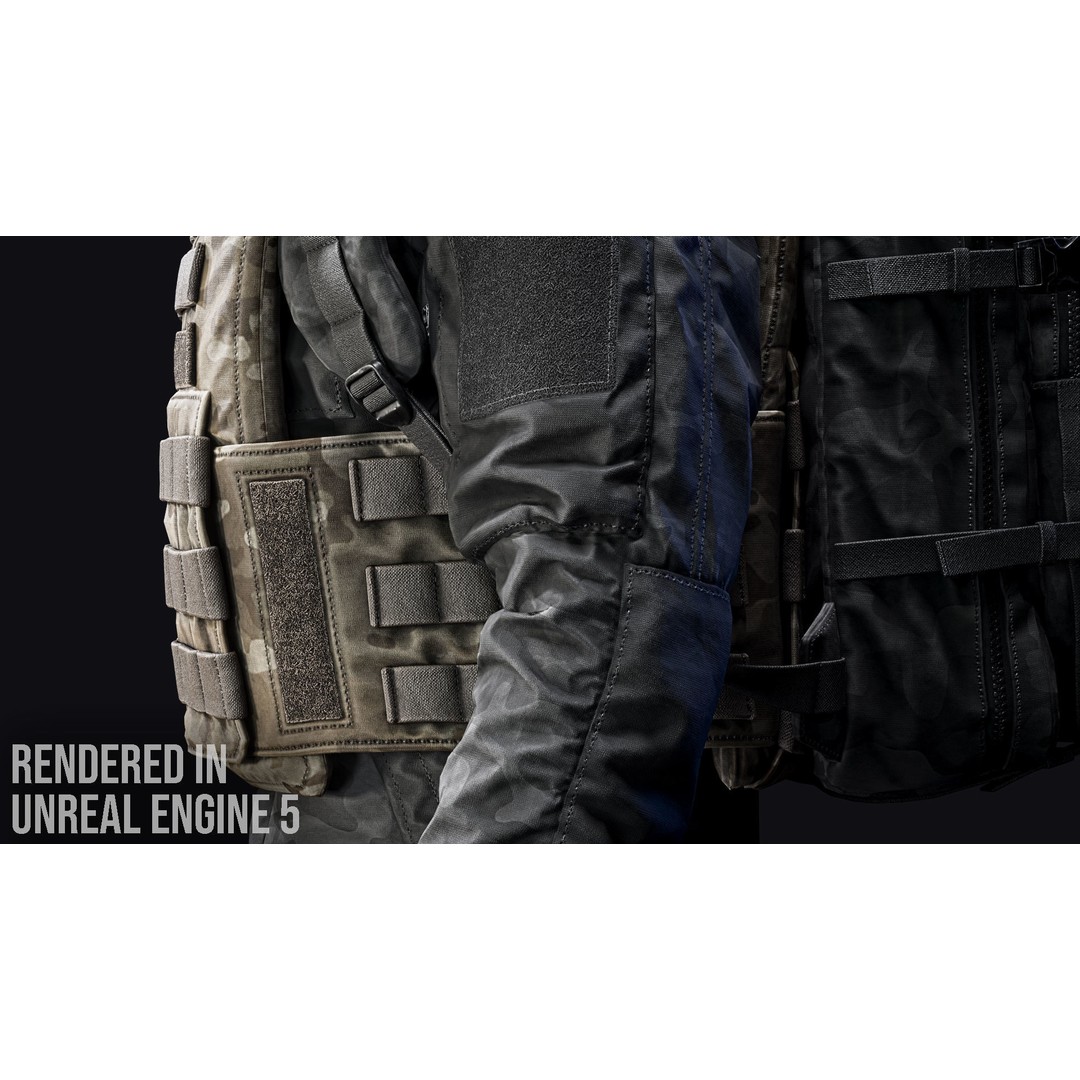 Tactical Soldier 3D Model – Low Poly Game-Ready Character, FBX - View 9