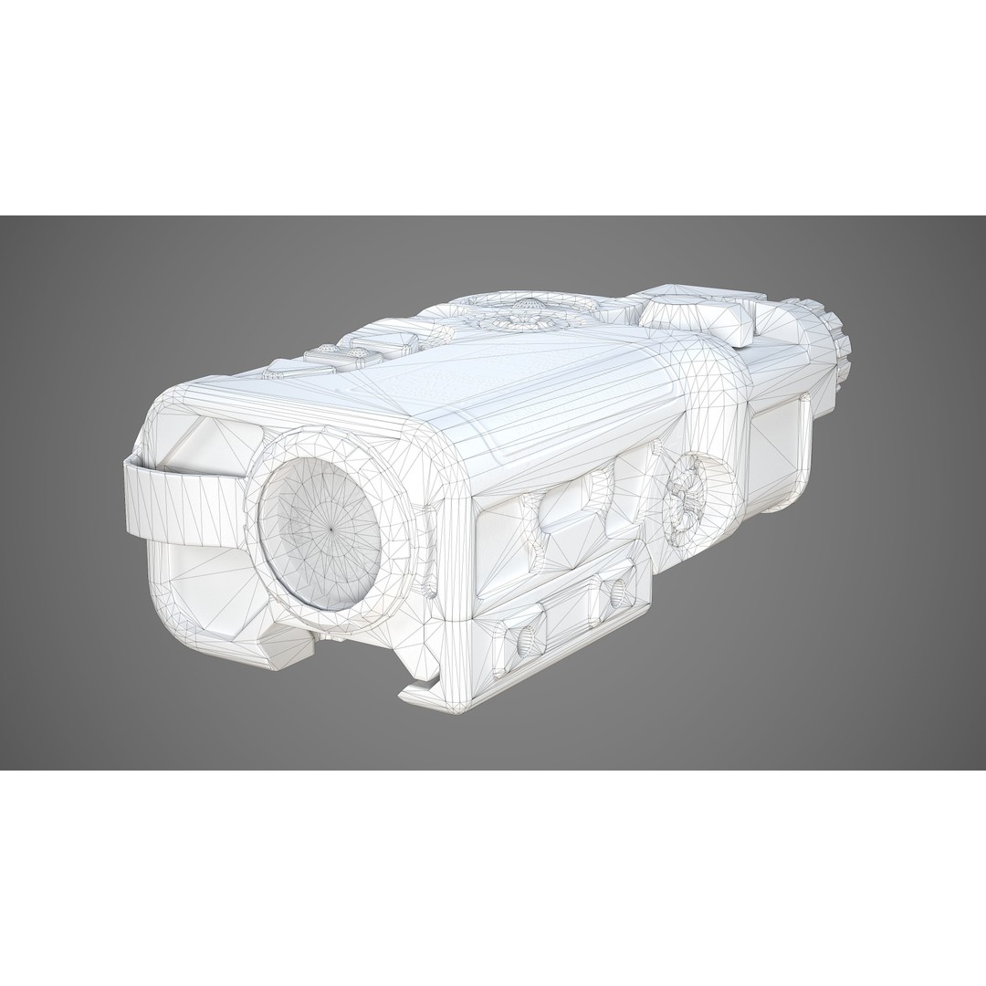 RAID-X 3D Model – Low Poly Game Ready Replica, FBX