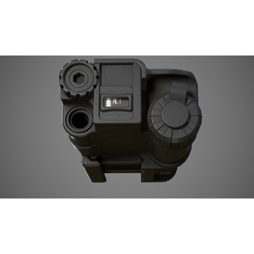 RAID-X 3D Model – Low Poly Game Ready Replica, FBX - View 8