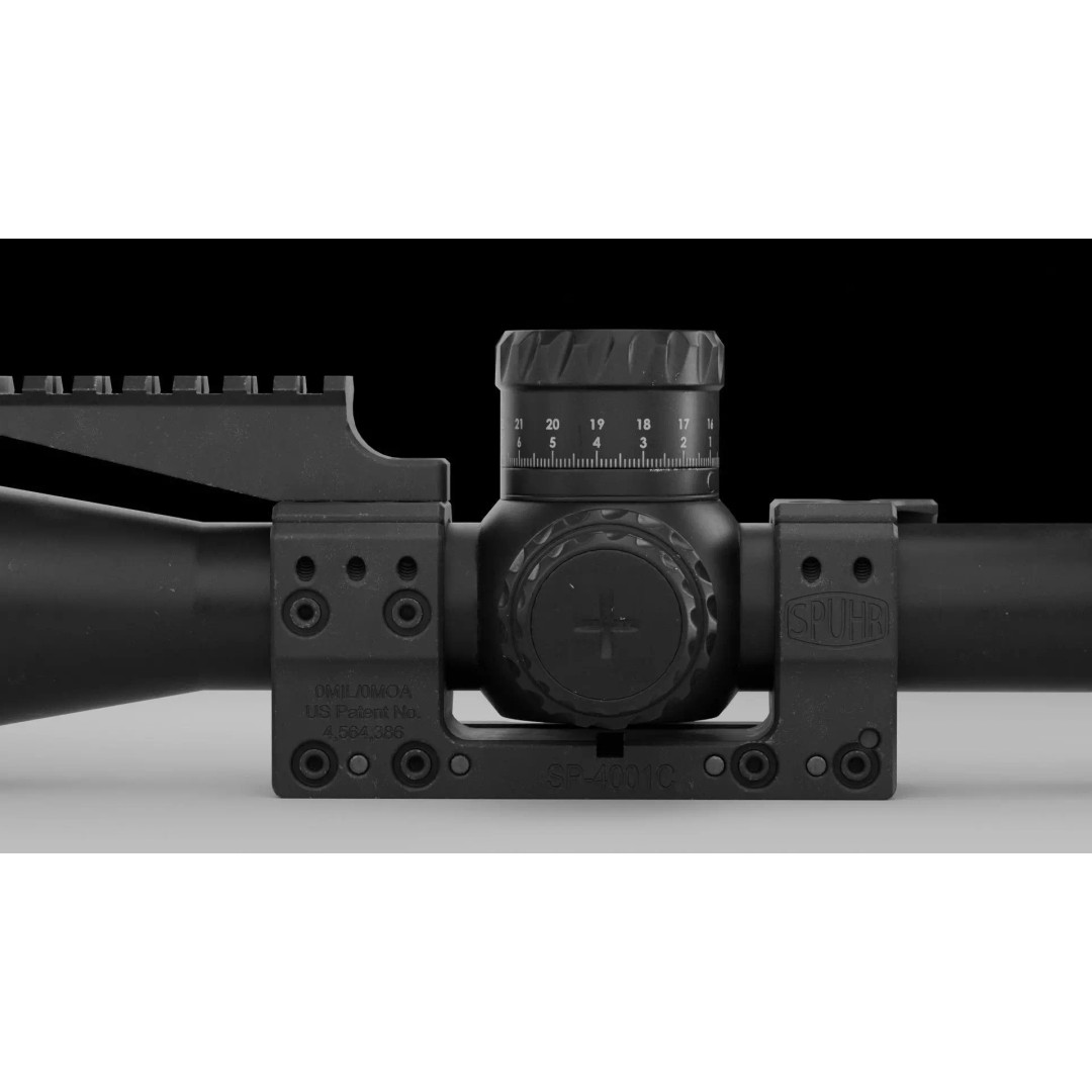 Tangent Theta 5-25x56mm Scope 3D Model – Low Poly PBR Game Asset, FBX - View 11