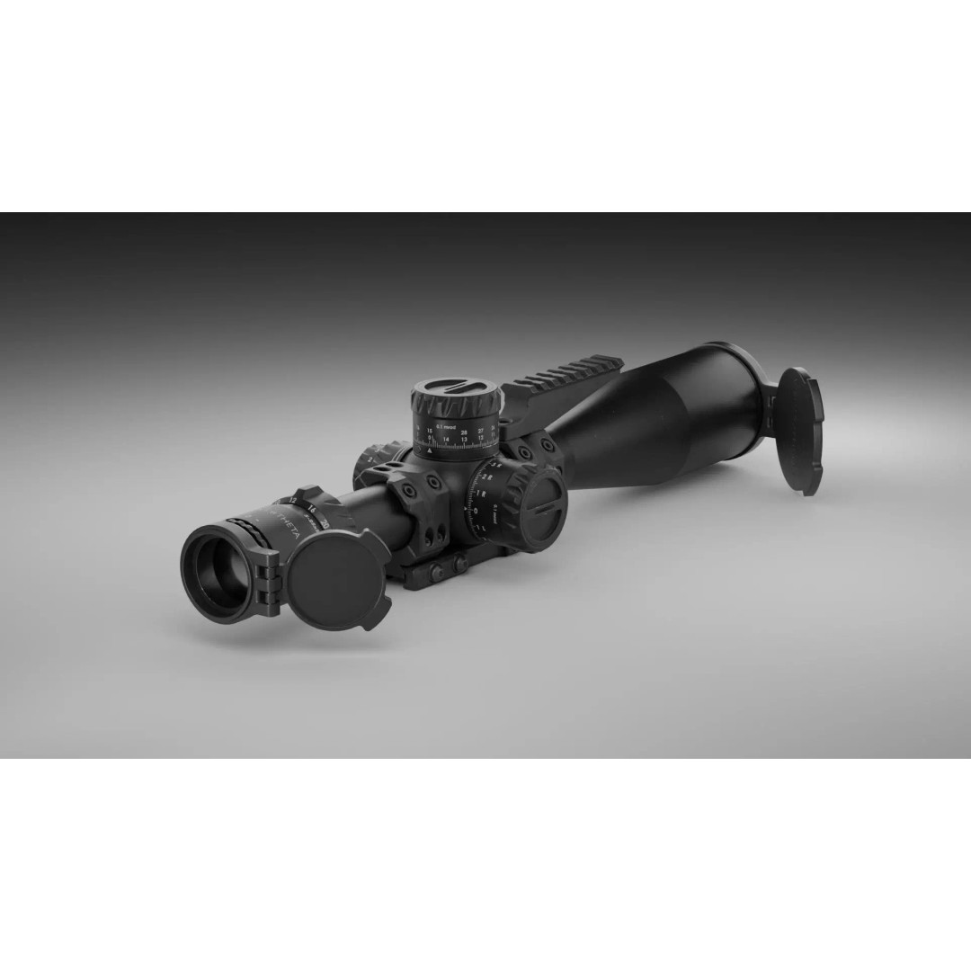 Tangent Theta 5-25x56mm Scope 3D Model – Low Poly PBR Game Asset, FBX - View 4