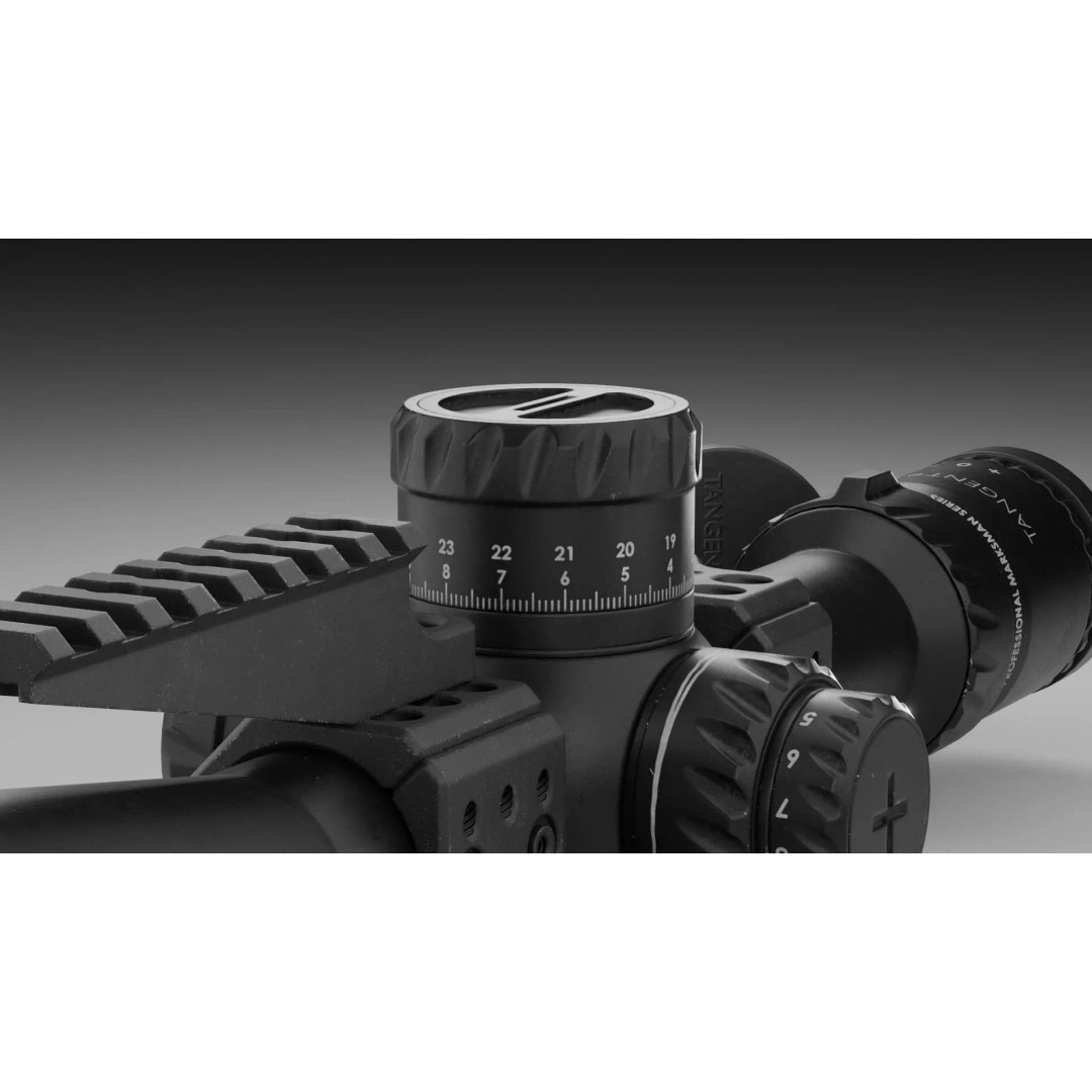 Tangent Theta 5-25x56mm Scope 3D Model – Low Poly PBR Game Asset, FBX - View 5