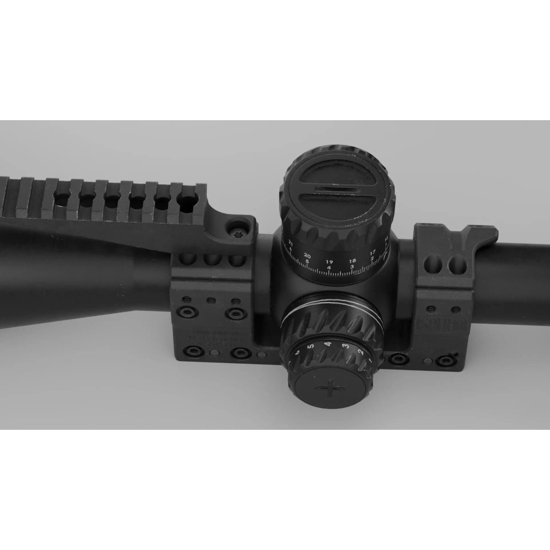 Tangent Theta 5-25x56mm Scope 3D Model – Low Poly PBR Game Asset, FBX - View 6
