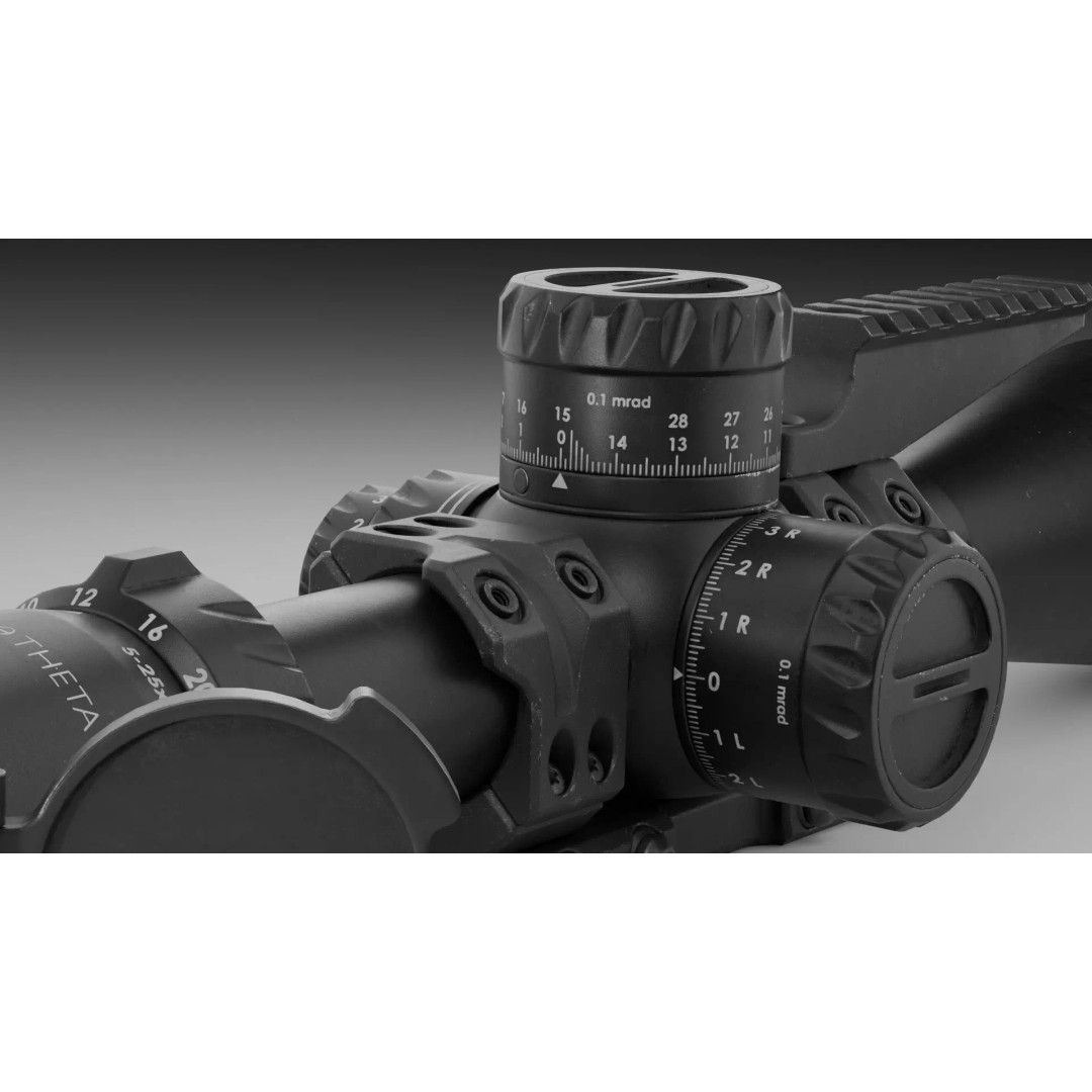 Tangent Theta 5-25x56mm Scope 3D Model – Low Poly PBR Game Asset, FBX - View 8