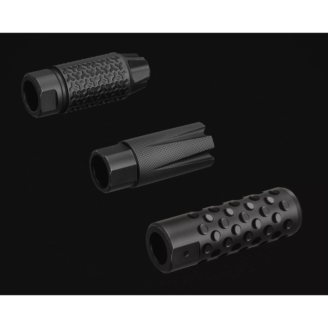 Weapon Muzzle 3D Model – Low Poly Suppressor Pack, FBX & OBJ - View 13