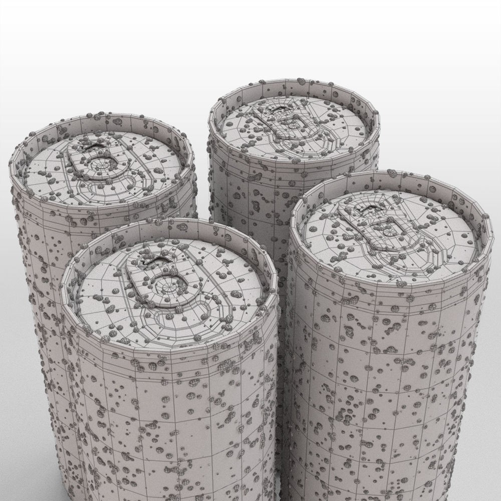 Red Bull Can 250ml - High-Detail 3D Model
