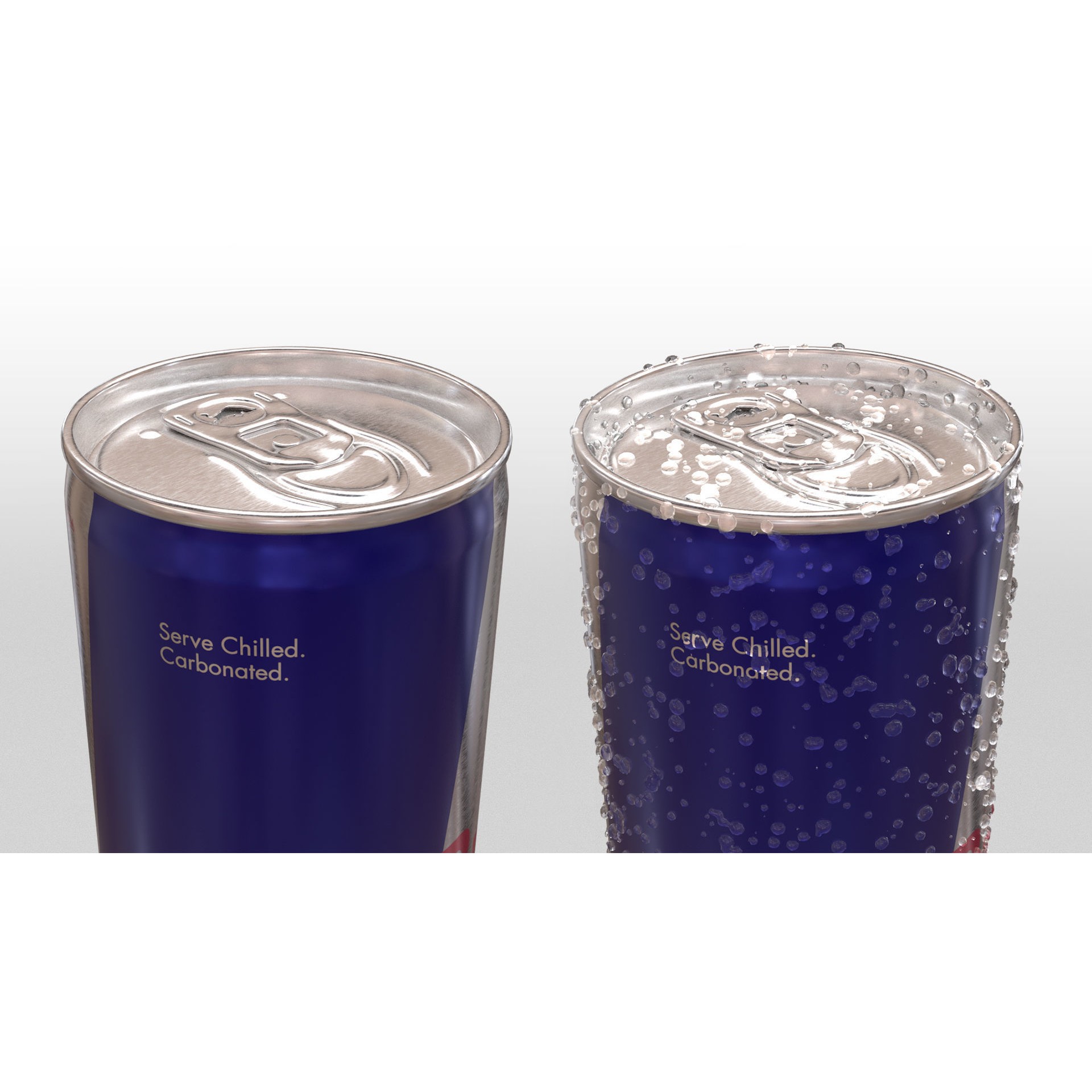Red Bull Can 250ml - High-Detail 3D Model - View 20