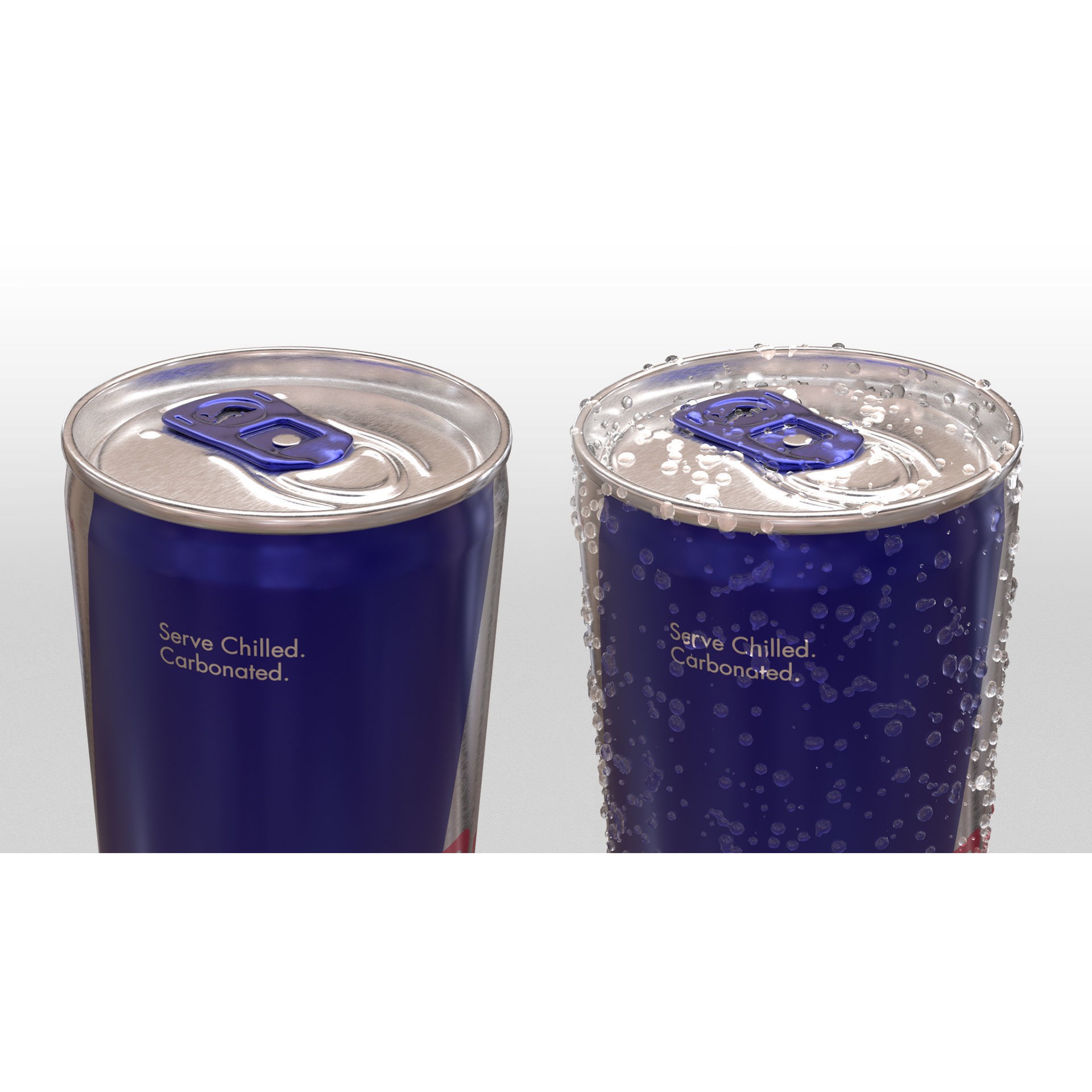 Red Bull Can 250ml - High-Detail 3D Model - View 22