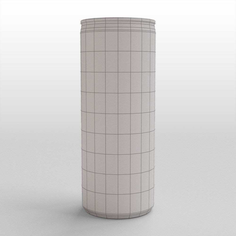 Red Bull Can 250ml - High-Detail 3D Model - View 36