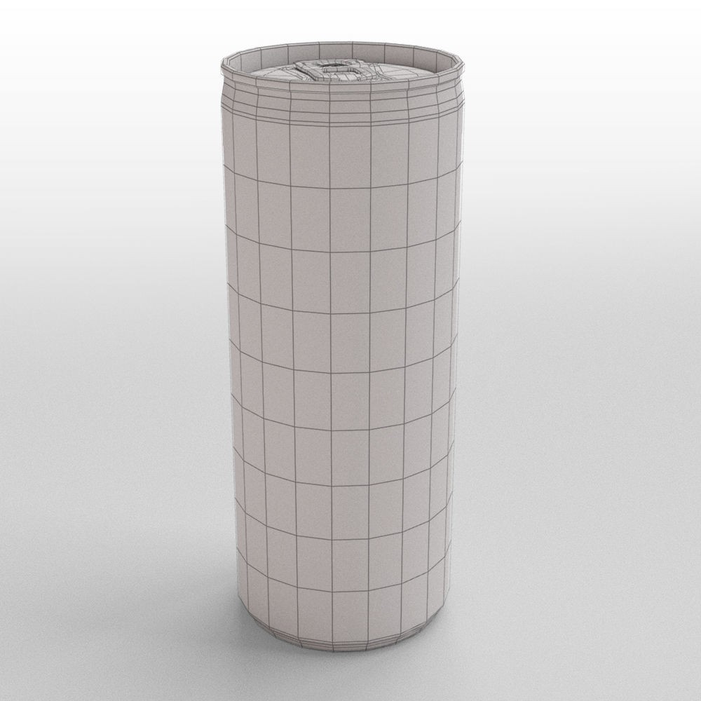 Red Bull Can 250ml - High-Detail 3D Model - View 37
