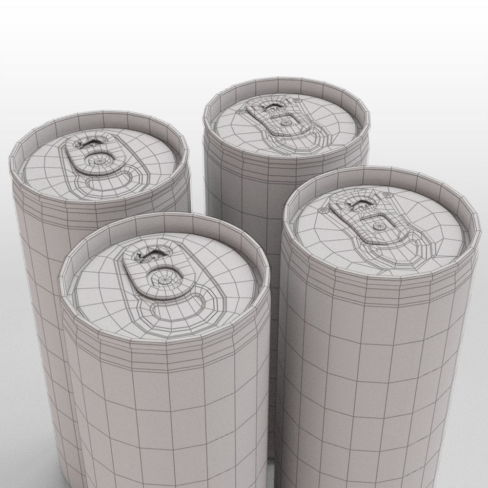 Red Bull Can 250ml - High-Detail 3D Model - View 40