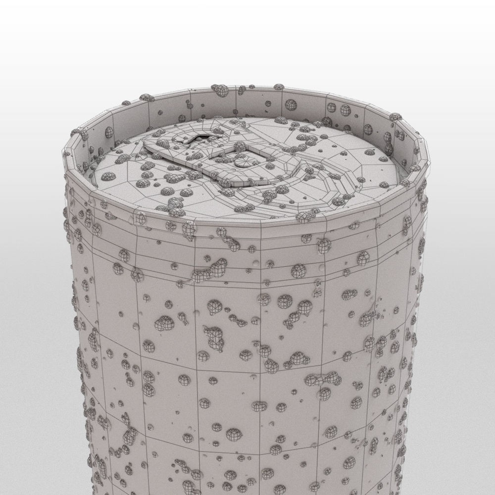 Red Bull Can 250ml - High-Detail 3D Model - View 43