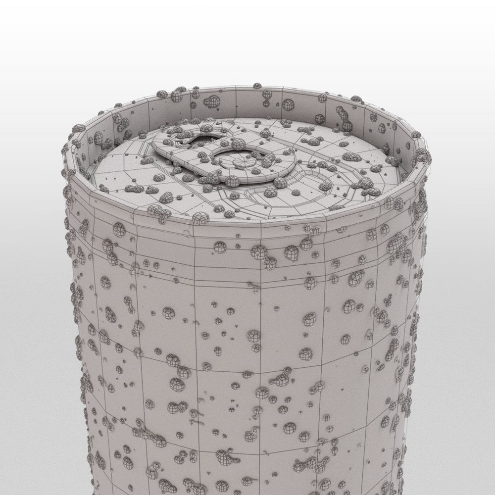 Red Bull Can 250ml - High-Detail 3D Model - View 44