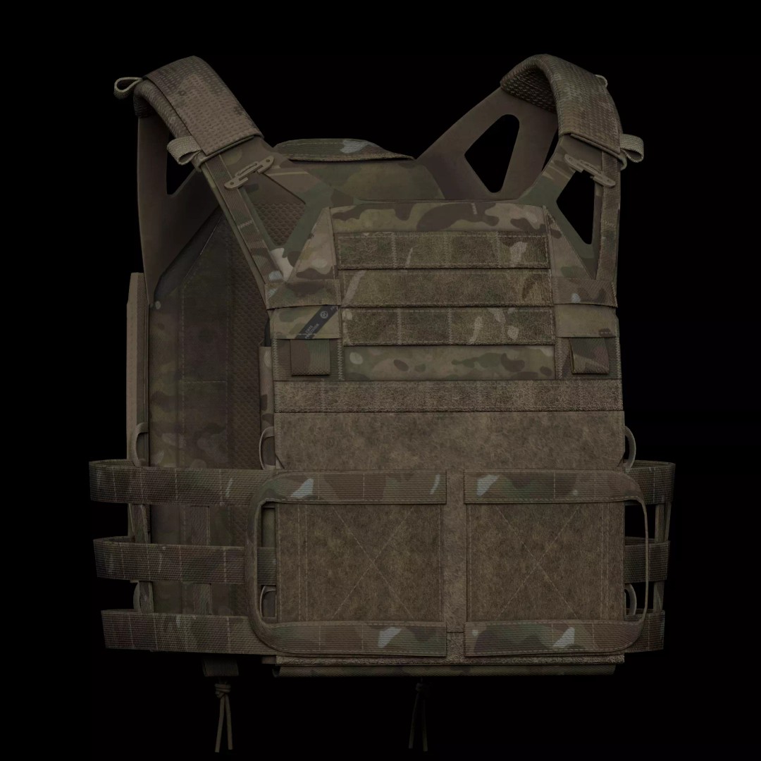 Crye JPC-R 3D Model – Low Poly Armor Carrier with PBR Textures - View 2