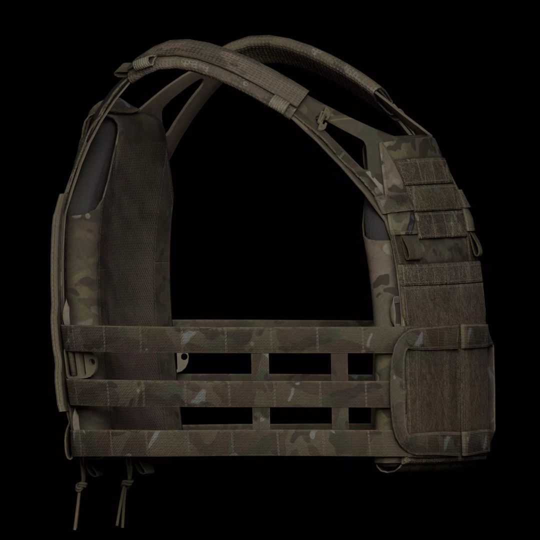 Crye JPC-R 3D Model – Low Poly Armor Carrier with PBR Textures - View 3