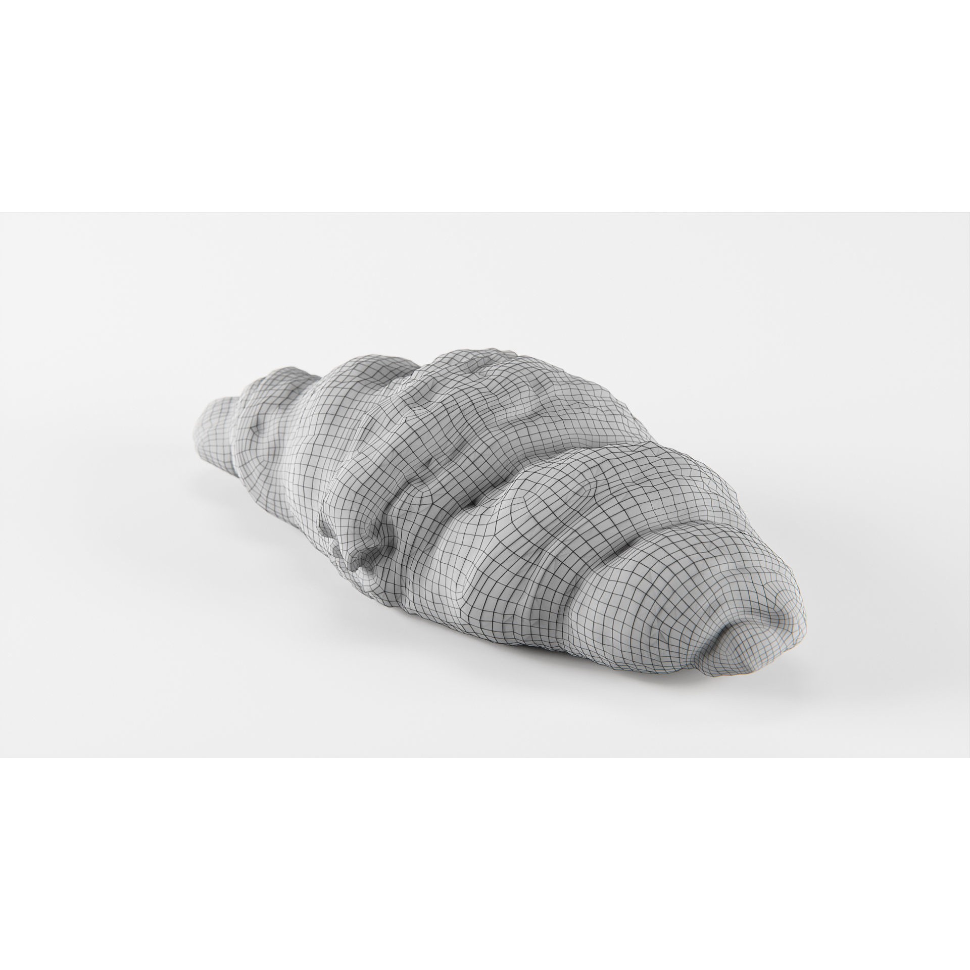 Croissant - Low-Poly Game-Ready 3D Model