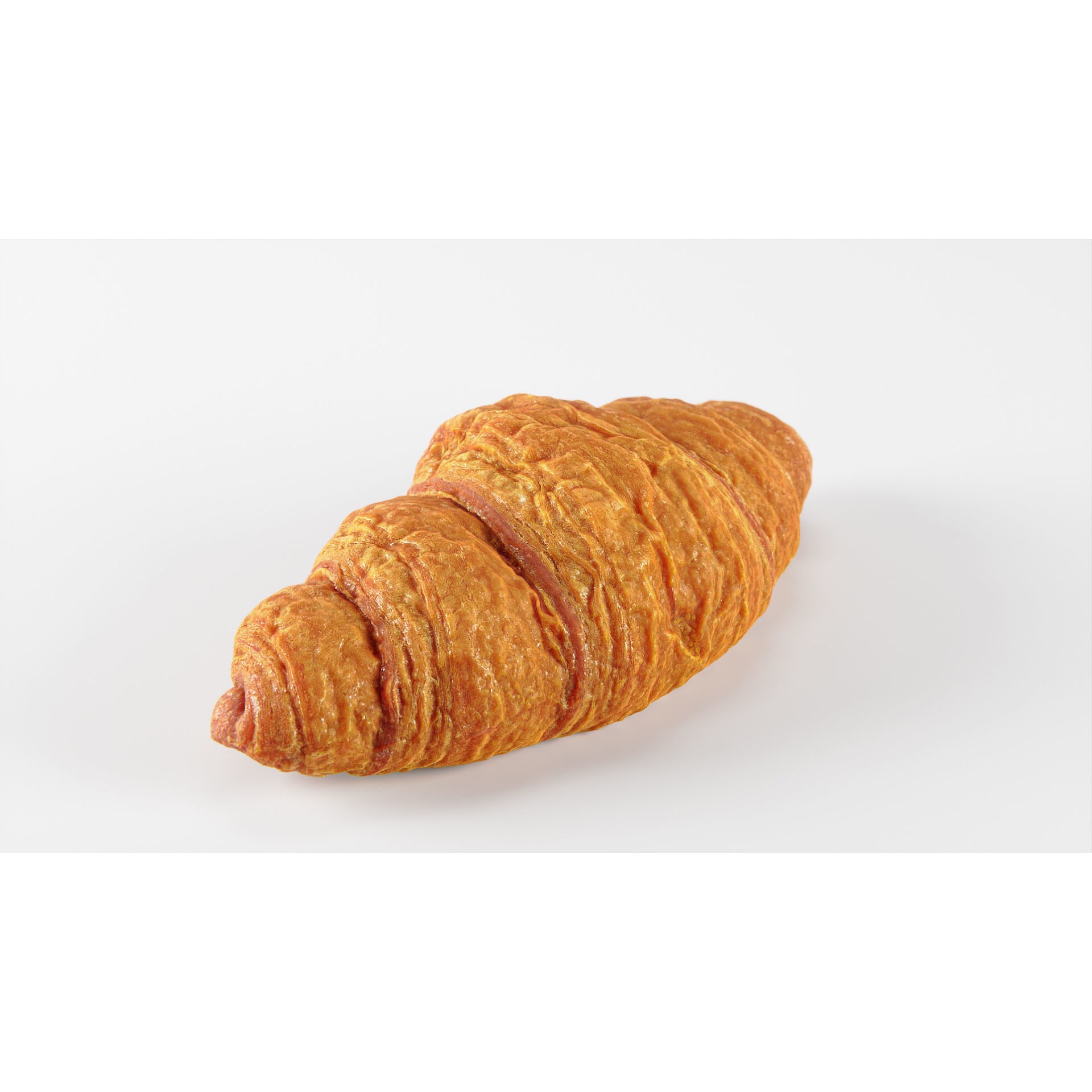 Croissant - Low-Poly Game-Ready 3D Model - View 11