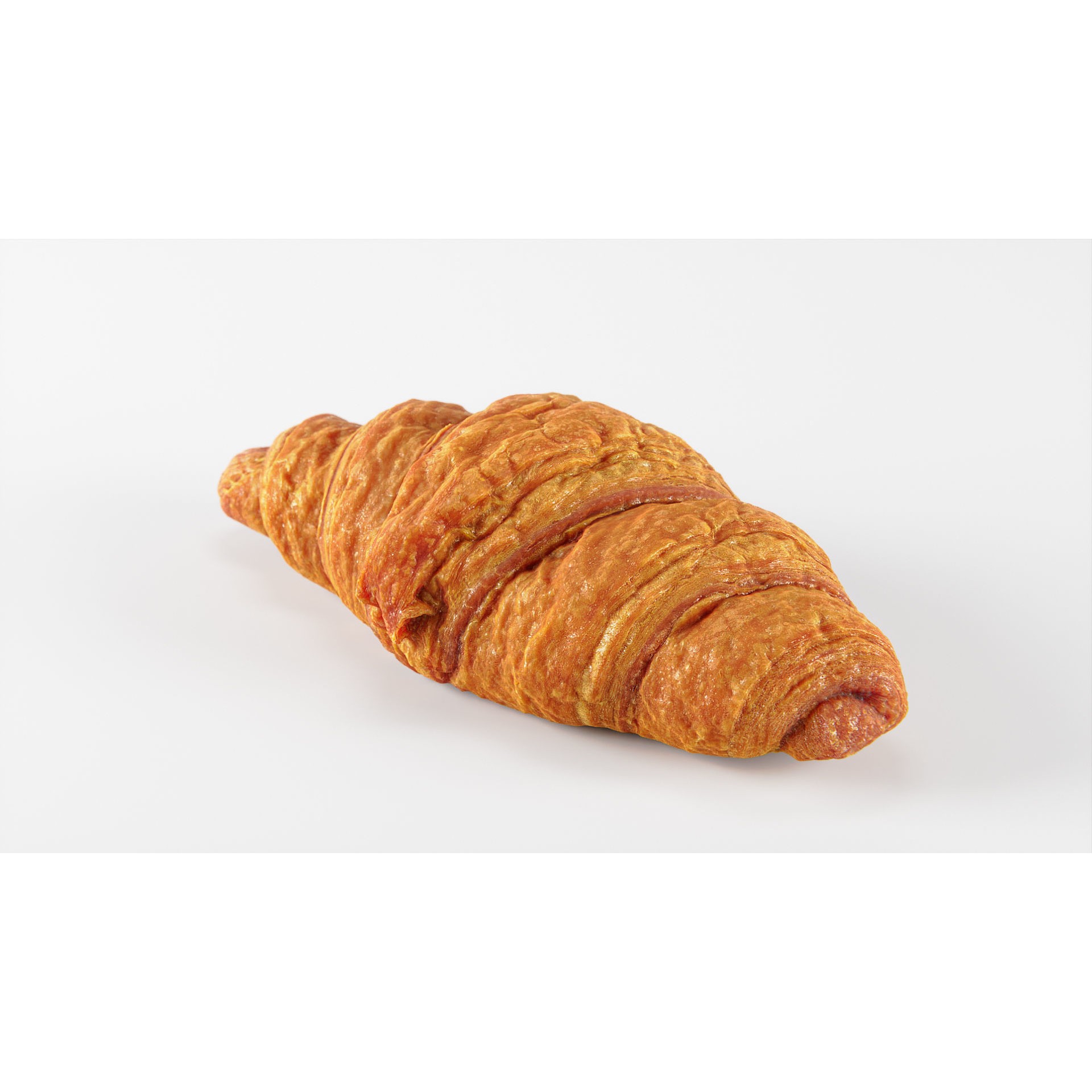 Croissant - Low-Poly Game-Ready 3D Model - View 13