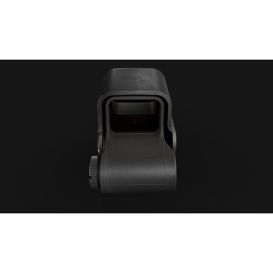 EOTech EXPS3 Holographic Sight 3D Model – Low Poly Game Asset, FBX - View 11