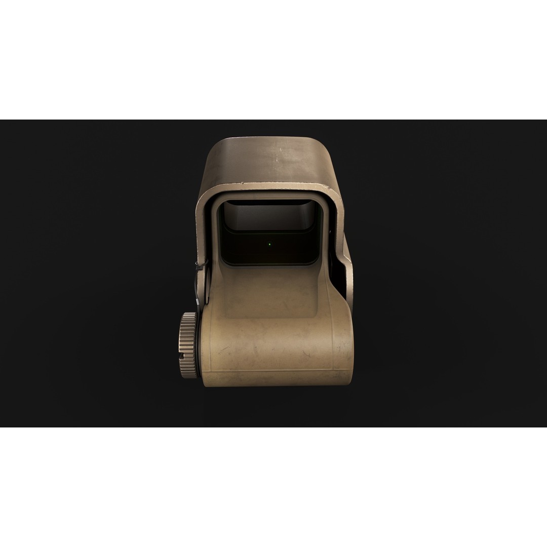 EOTech EXPS3 Holographic Sight 3D Model – Low Poly Game Asset, FBX - View 12