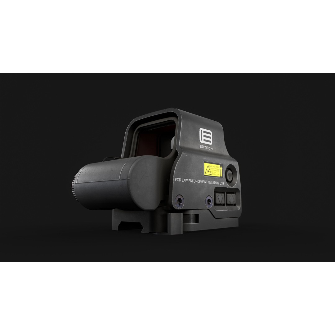 EOTech EXPS3 Holographic Sight 3D Model – Low Poly Game Asset, FBX - View 13