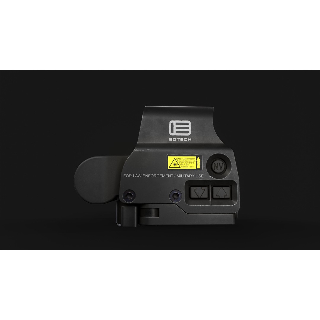 EOTech EXPS3 Holographic Sight 3D Model – Low Poly Game Asset, FBX - View 15