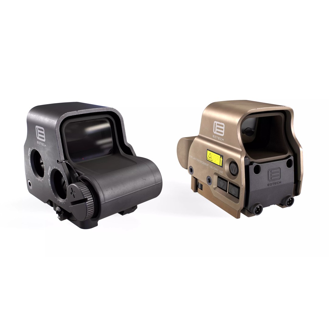 EOTech EXPS3 Holographic Sight 3D Model – Low Poly Game Asset, FBX - View 2