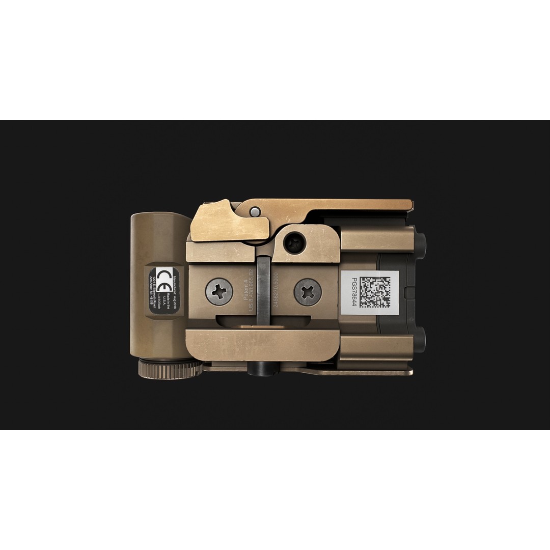 EOTech EXPS3 Holographic Sight 3D Model – Low Poly Game Asset, FBX - View 20