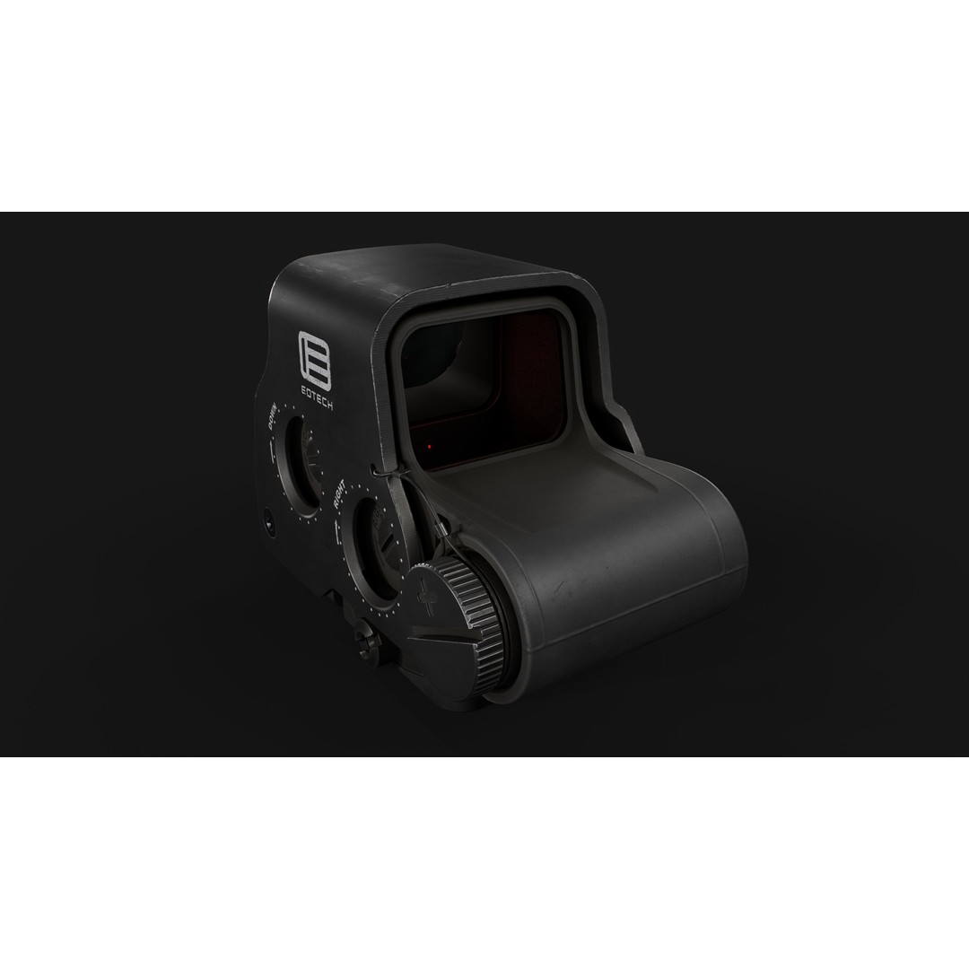 EOTech EXPS3 Holographic Sight 3D Model – Low Poly Game Asset, FBX - View 9