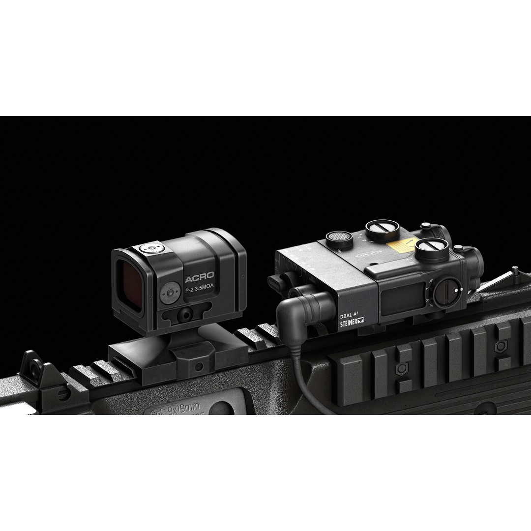 Brugger & Thomet MP9 V1 3D Model – Low Poly Game Ready Asset, FBX & OBJ - View 17