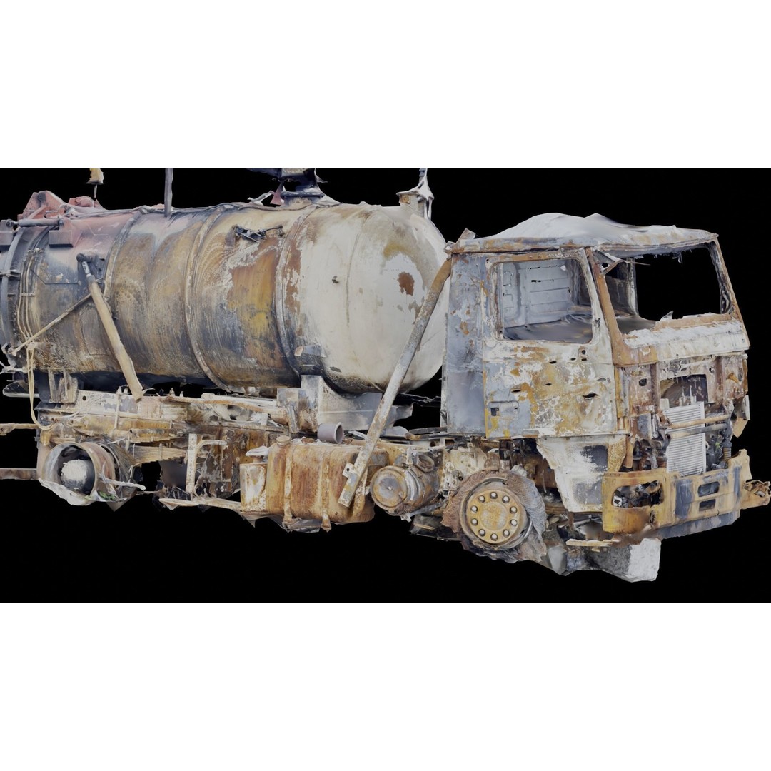 Ukrainian War Cars 3D Model – Low Poly Vehicle Set, FBX & Blender