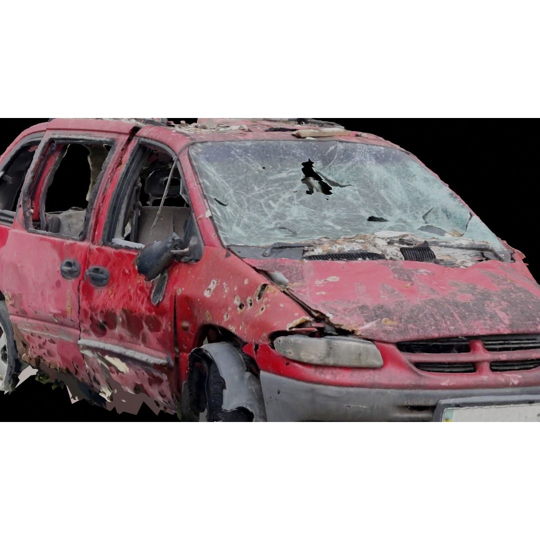 Ukrainian War Cars 3D Model – Low Poly Vehicle Set, FBX & Blender - View 10