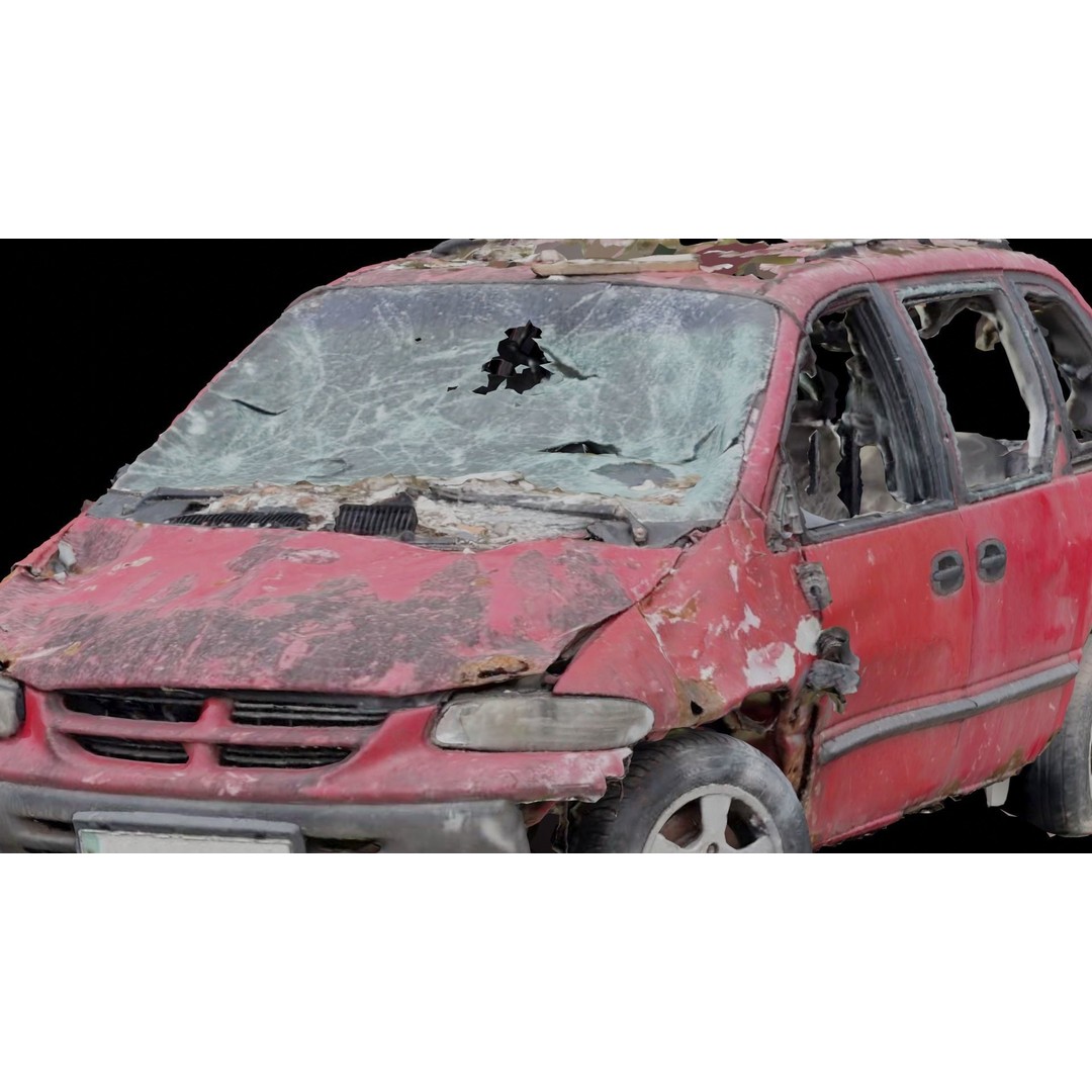 Ukrainian War Cars 3D Model – Low Poly Vehicle Set, FBX & Blender - View 11