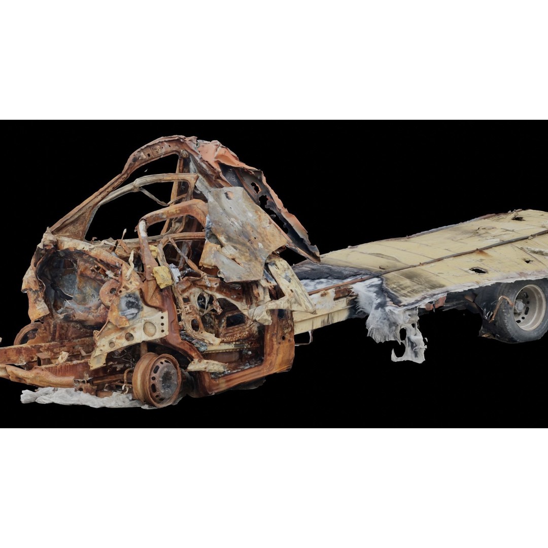 Ukrainian War Cars 3D Model – Low Poly Vehicle Set, FBX & Blender - View 16