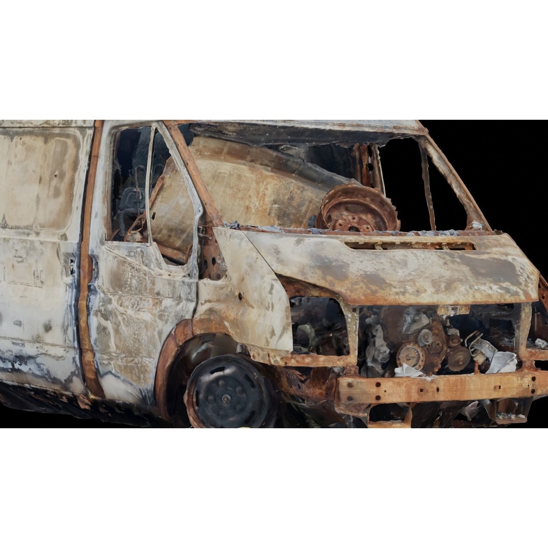 Ukrainian War Cars 3D Model – Low Poly Vehicle Set, FBX & Blender - View 9