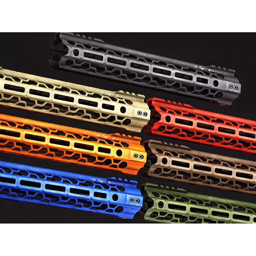 Odin Works O2 Lite Handguard 3D Model – Low Poly PBR Game Asset, FBX - View 2