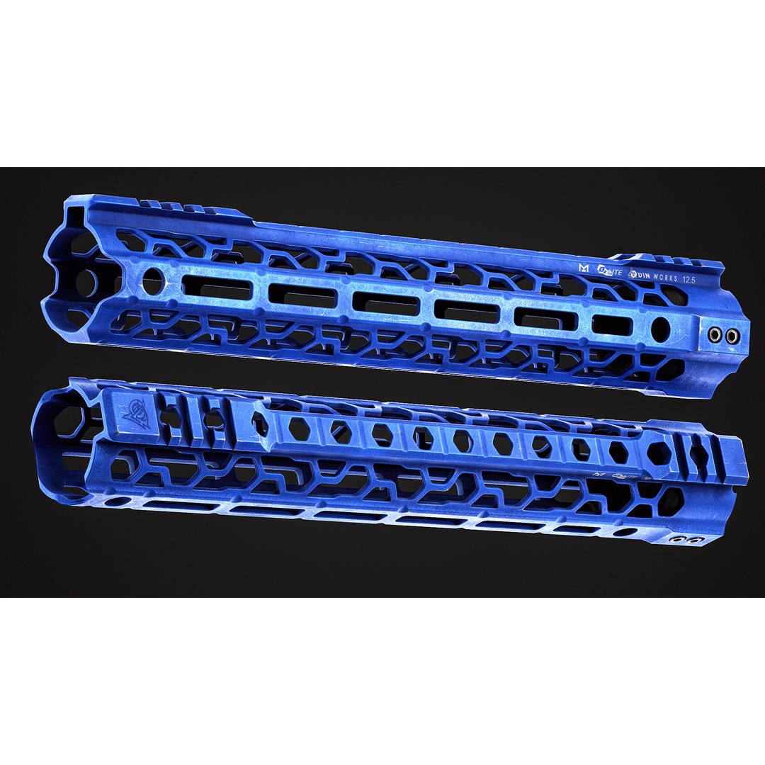 Odin Works O2 Lite Handguard 3D Model – Low Poly PBR Game Asset, FBX - View 7