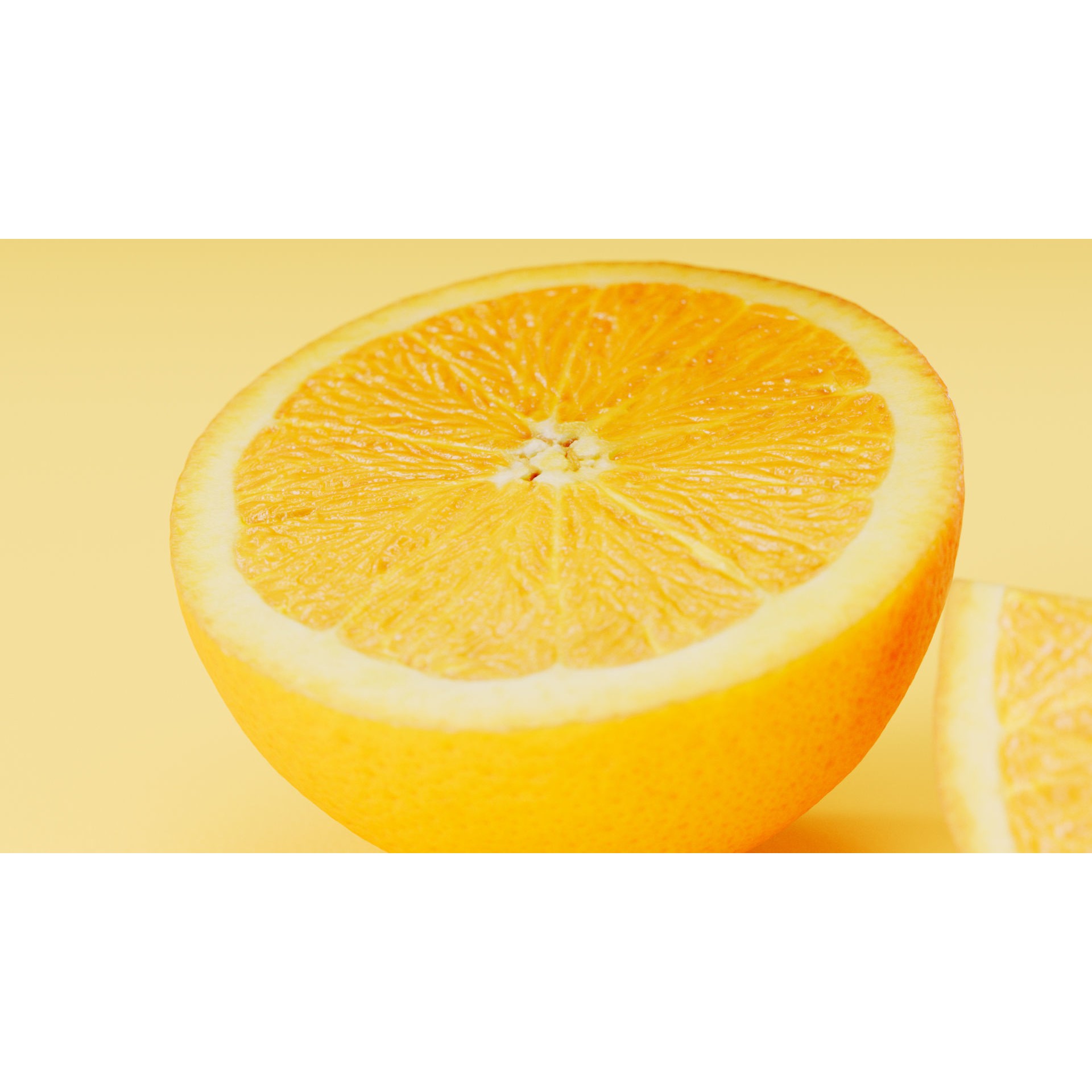 Photorealistic Orange - Game-Ready 3D Model - View 10